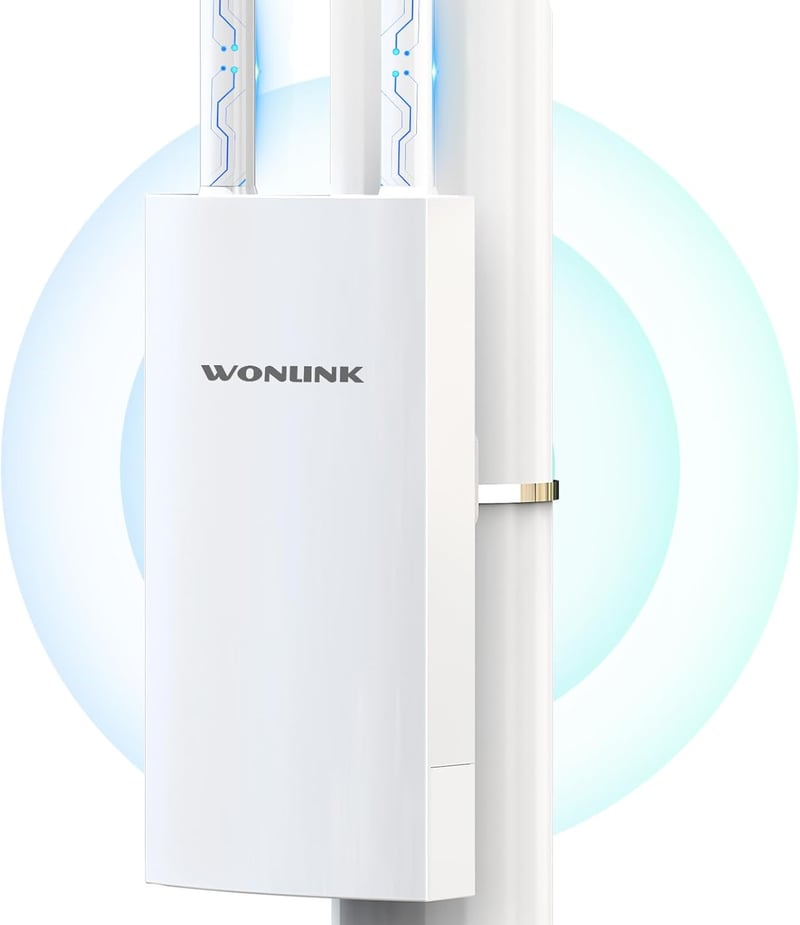 WONLINK AC1200 Outdoor WLAN Access Point 7202-2 WiFi Erősítő