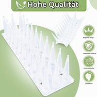 Wonwood Direct Ochranné hroty proti holubom 2,58 m, 6 ks zábrana proti vtákom na balkón, plot, strechu, do záhrady, na zábradlie 3