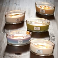 Vonná sviečka WoodWick Trilogy Elliptical Hearthwick – Calming Retreat, Lavender, Peace Retreat, 453 g, doba horenia až 50 hodín 5