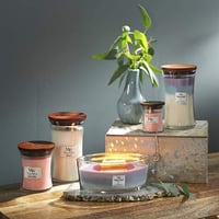 Vonná sviečka WoodWick Trilogy Elliptical Hearthwick – Calming Retreat, Lavender, Peace Retreat, 453 g, doba horenia až 50 hodín 6