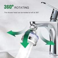 WOOLUCK Vízszűrő Csapra Szerelhető 360° Forgatható 6db PP Szűrőbetéttel 3