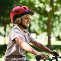 Detská cyklistická prilba woom Ready veľkosť S (50-53 cm) – So šiltom a ochranou proti nárazu – Pre chlapcov a dievčatá – Nastaviteľná – Mätová 10