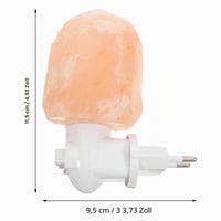 WOONEKY set od 2 zidne noćne svjetiljke sa zamjenjivim žaruljama, dekorativna lampa od kristalne soli za spavaću sobu i hodnik, za unutarnju upotrebu 2