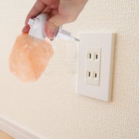 WOONEKY set od 2 zidne noćne svjetiljke sa zamjenjivim žaruljama, dekorativna lampa od kristalne soli za spavaću sobu i hodnik, za unutarnju upotrebu 5