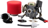 WOOSTAR PD18 Karburátor elektromos choke 40mm szűrővel GY6 50cc robogóhoz 1