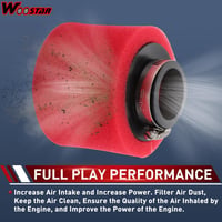 WOOSTAR PD18 Karburátor elektromos choke 40mm szűrővel GY6 50cc robogóhoz 6
