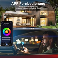 Inteligentná LED žiarovka Woox E27, RGB, Wi-Fi, kompatibilná s Alexa/Google Home, 4 ks 5