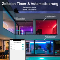 Inteligentná LED žiarovka Woox E27, RGB, Wi-Fi, kompatibilná s Alexa/Google Home, 4 ks 2