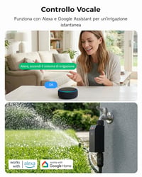 Inteligentný WiFi zavlažovač Woox, bez nutnosti hubu, 2,4 GHz, ovládanie cez aplikáciu a hlasom, vodoodolnosť IP65, automatický časovač zavlažovania, odloženie pri daždi 7