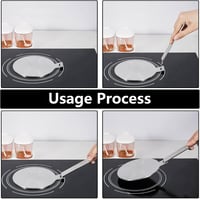 WOPPLXY indukciós adapterlap levehető rozsdamentes acél nyéllel - 24 cm 5