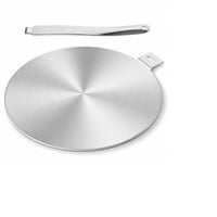 Disc adaptor pentru plită cu inducție WOPPLXY cu mâner detașabil din oțel inoxidabil - 24 cm 1