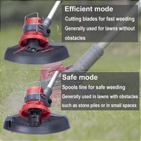 WORCRAFT 2in1 Akkus Fűnyíró és Szegélynyíró 20V 2Ah Akkumulátor és Töltő 4
