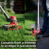 WORCRAFT 2in1 Akkus Fűnyíró és Szegélynyíró 20V 2Ah Akkumulátor és Töltő 3