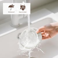 WORHE Márvány Szappantartó Kerek Fehér Fürdőszoba Konyha 3