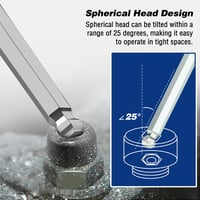 WORKPRO 18 részes Torx és gömbfejű imbuszkulcs szett 1.5-10mm Cr-V acél 5