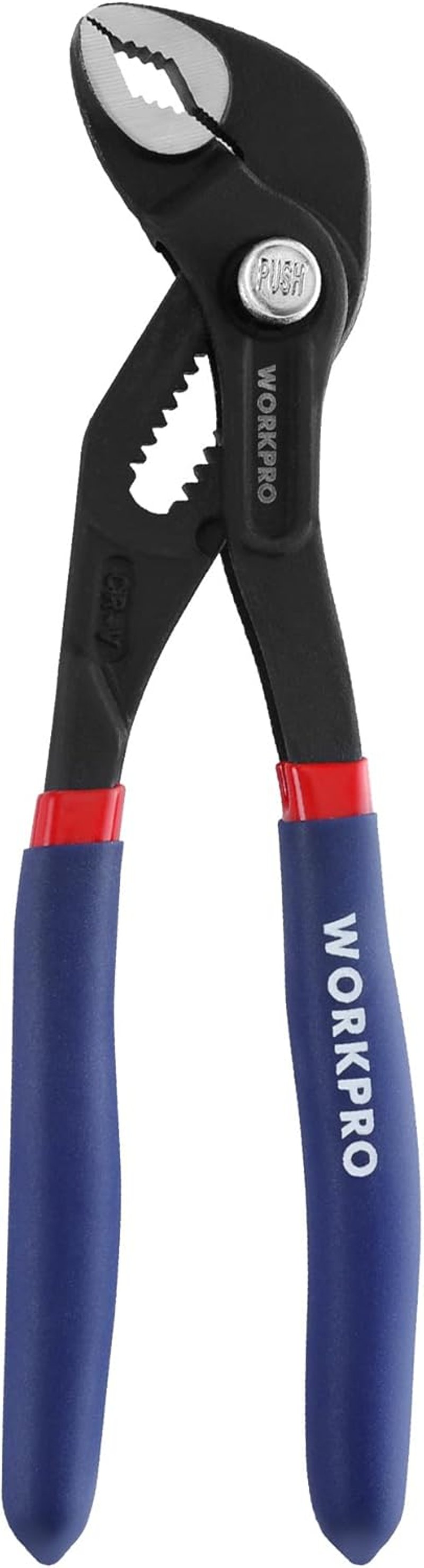 WORKPRO Csatornafogó 180mm Cr-V Acél Állítható Gyorsoldó Csatlakozással
