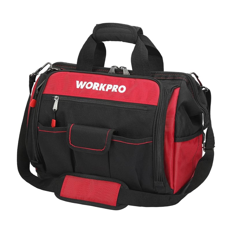 WORKPRO Elektromosszerelő Szerszámos Táska 1680D Poliészter 42x25x34cm