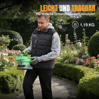 Akumulátorový rozmetávač hnojiva WORKPRO X 7,2 V, 8 režimov dávkovania, 6 rýchlostí, nastaviteľná šírka rozmetania, sejačka na trávnik, rozmetávač soli a posypového materiálu 6