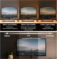 WORLUDE LED Monitoros Lámpa USB Érintésvezérlés Kékfény Szűrő 3 Színmód 3