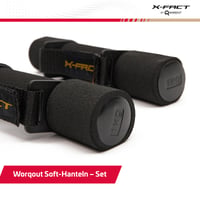 Set Gantere Soft WORQOUT – 2 x 1 kg, Mâner Ergonomic din Spumă, pentru Alergare, Aerobic și Antrenament de Forță 7