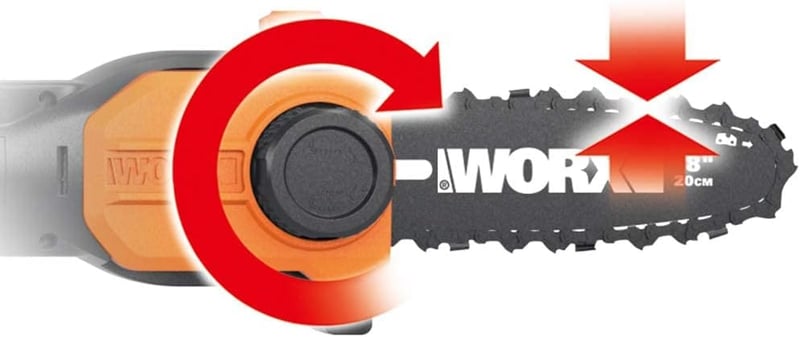 WORX 18V Akkumulátoros Teleszkópos Sövényvágó és Ágvágó Automata Feszítéssel