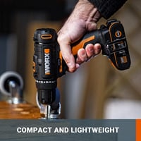 WORX 18V Akkus Fúró PowerShare Rendszerrel - 30 Nm Nyomaték, Változtatható Sebesség, LED Világítás, 10mm Tokmány, 2 Akkumulátorral, Narancs- 6