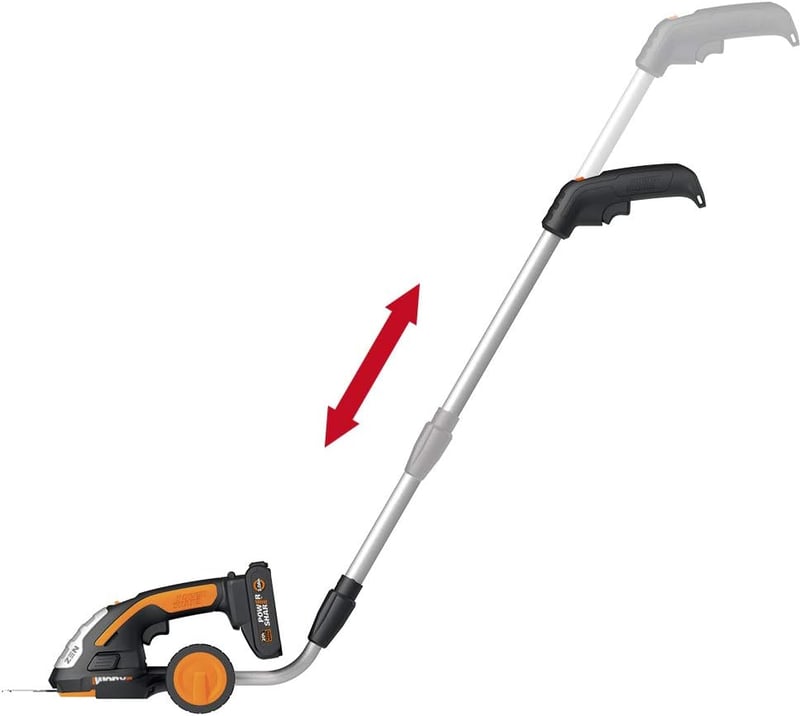 WORX 20V akkumulátoros fűnyíró és sövényvágó olló - WG801E.3