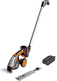 WORX 20V akkumulátoros fűnyíró és sövényvágó olló - WG801E.3 1