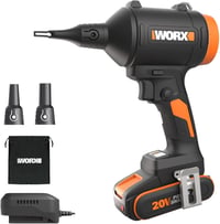 WORX 20V Akkumulátoros Porszívó Fúvó Brushless Motorral és Matracfújtató Funkcióval 1