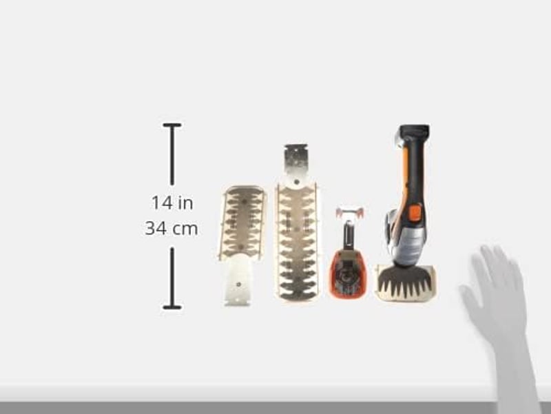 WORX 20V Max kézitartású sövényvágó PowerShare akkumulátoros kerti olló - Standard Packaging