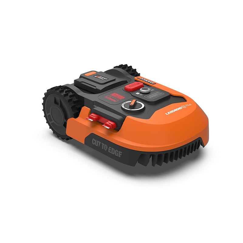 Robot de tuns iarba WORX Landroid WR165E pentru suprafețe de 500 m², cu conexiune WiFi și Bluetooth și cap de tăiere flotant