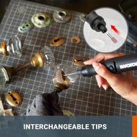 WORX MakerX WX991 18V Multifunkciós Szerszám Szett Sarokcsiszoló Forrasztópisztoly 3in1 PowerShare 5