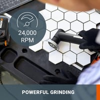 WORX MakerX WX991 18V Multifunkciós Szerszám Szett Sarokcsiszoló Forrasztópisztoly 3in1 PowerShare 3