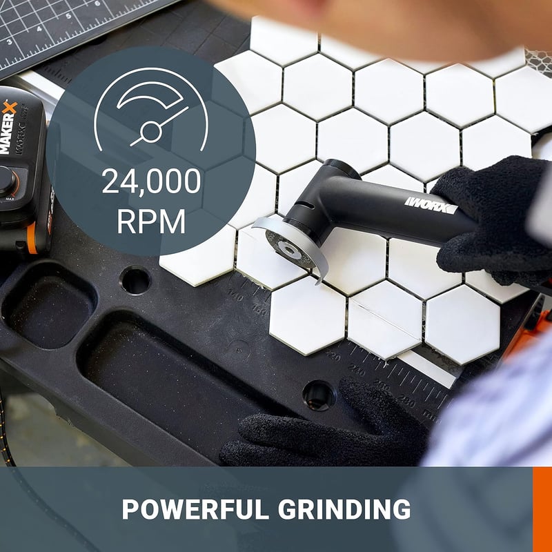 WORX MakerX WX991 18V Multifunkciós Szerszám Szett Sarokcsiszoló Forrasztópisztoly 3in1 PowerShare