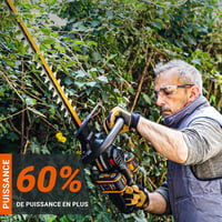 WORX Nitro WG286E.1 40V akkus sövényvágó, 58cm vágási hossz, 27mm vágási vastagság 3