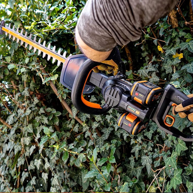WORX Nitro WG286E.1 40V akkus sövényvágó, 58cm vágási hossz, 27mm vágási vastagság