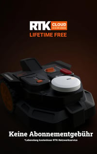 Robot de tuns iarba WORX Vision Cloud WR306E 2WD fără cablu perimetral, 600 m², control prin WiFi 5