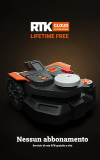 WORX Vision Cloud WR308E robotfűnyíró 800m² WiFi navigációval és alkalmazásvezérléssel - Robot Lawn Mower 800 m² 6