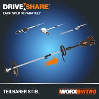 Akumulátorová vyžínačka WORX WG186E.92, bezuhlíkový motor, 40V, záber 38 cm, bez akumulátora a nabíjačky, použitý, neúplný stav 6