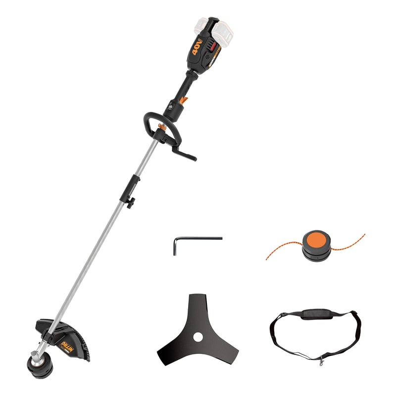 Akumulátorová strunová kosačka WORX WG186E.92, bezuhlíkový motor, 40V, záber 38 cm, bez akumulátora a nabíjačky