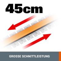 WORX WG252E.9 Akumulatorske teleskopske škare za živicu - širina rezanja 45 cm, teleskopska drška s 10 stupnjeva podešavanja do 3,20 m visine, PowerShare kompatibilnost 4