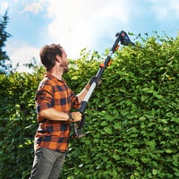 WORX WG252E.9 Akumulatorske teleskopske škare za živicu - širina rezanja 45 cm, teleskopska drška s 10 stupnjeva podešavanja do 3,20 m visine, PowerShare kompatibilnost 5