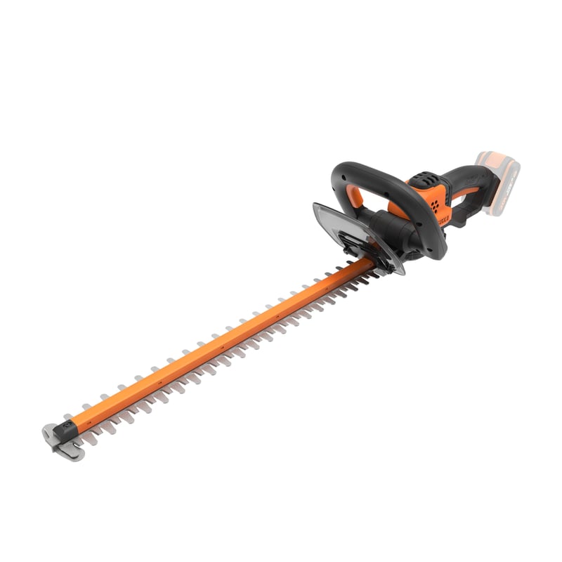 Akumulátorové nožnice na živý plot WORX WG264E.9 20V, dĺžka čepele 56 cm, rozstup zubov 20 mm, bez akumulátora a nabíjačky