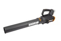 WORX WG547E.9 Akkus Lombfúvó Turbine 20V, 600 m³/h légáramlás, két sebességfokozat, fekete/narancs, akku és töltő nélkül 1