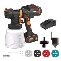 Sistem de vopsit cu acumulator WORX WX020 20V - cu acumulator de 4Ah și încărcător rapid de 2A 1