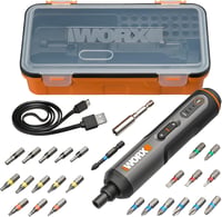 WORX WX240 4V Akkus Csavarhúzó Készlet, 1.5 Ah, 3 Sebességű Nyomaték, LED Világítás, 24 Bit, USB-C Töltés, Fekete-Narancs 8