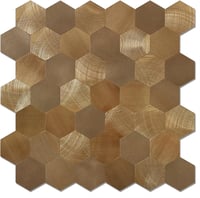 Autocolant metalic periat WoStick pentru perete de bucătărie, aderență extra puternică, grosime 4 mm, pachet de 10 plăci 1