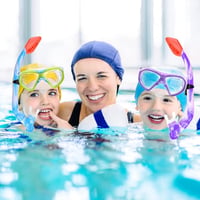 Set de snorkeling pentru copii WOVOKA pentru vârste între 4 și 13 ani, mască de scufundări pentru băieți și fete, ochelari de scufundări HD anti-scurgere și anti-aburire cu tub de respirat uscat 7