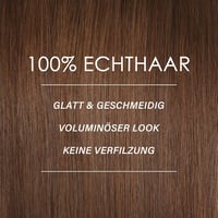 WOWANGEL Clip-In Valódi Hajhosszabbítás 35cm Hamvas Barna 7 Részes Remy Haj 4