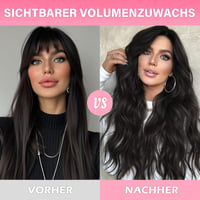 WOWANGEL Clip-In Valódi Hajhosszabbítás 35cm Hamvas Barna 7 Részes Remy Haj 5